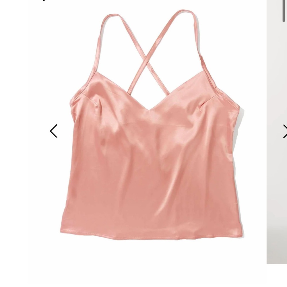 Hanky Panky Rose Latte Pink Satin Camisole